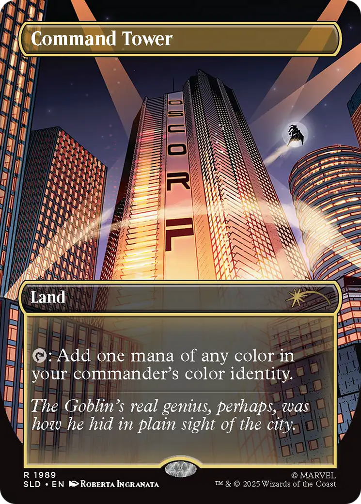 Command Tower (1989) (Rainbow Foil) [Secret Lair Drop Series] - Destination Retro