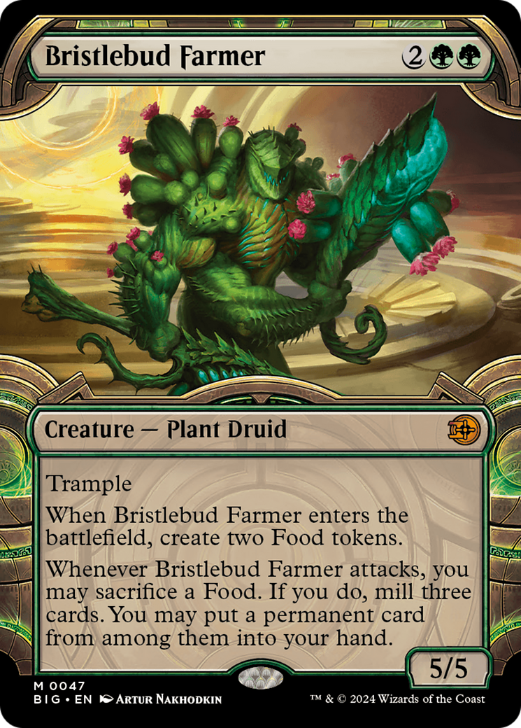Bristlebud Farmer (Showcase) [Outlaws of Thunder Junction: The Big Score] - Destination Retro