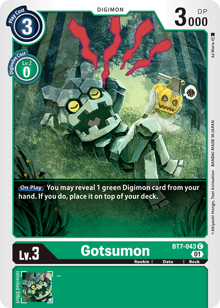 Gotsumon [BT7-043] [Next Adventure] - Destination Retro