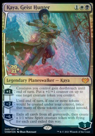 Kaya, Geist Hunter [Innistrad: Crimson Vow Prerelease Promos] - Destination Retro