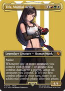 Tifa, Martial Artist (Borderless) (Surge Foil) [FINAL FANTASY Commander] - Destination Retro