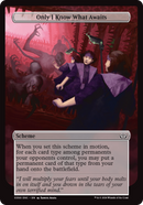 Only I Know What Awaits (Full Art) [Duskmourn: Archenemy] - Destination Retro