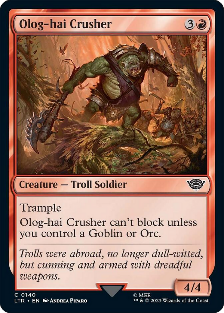 Olog-hai Crusher [The Lord of the Rings: Tales of Middle-Earth] - Destination Retro