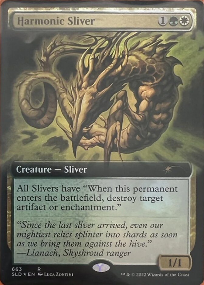 Harmonic Sliver (Extended Art) [Secret Lair Drop Promos] - Destination Retro