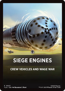 Siege Engines Theme Card [Avatar: The Last Airbender Tokens] - Destination Retro