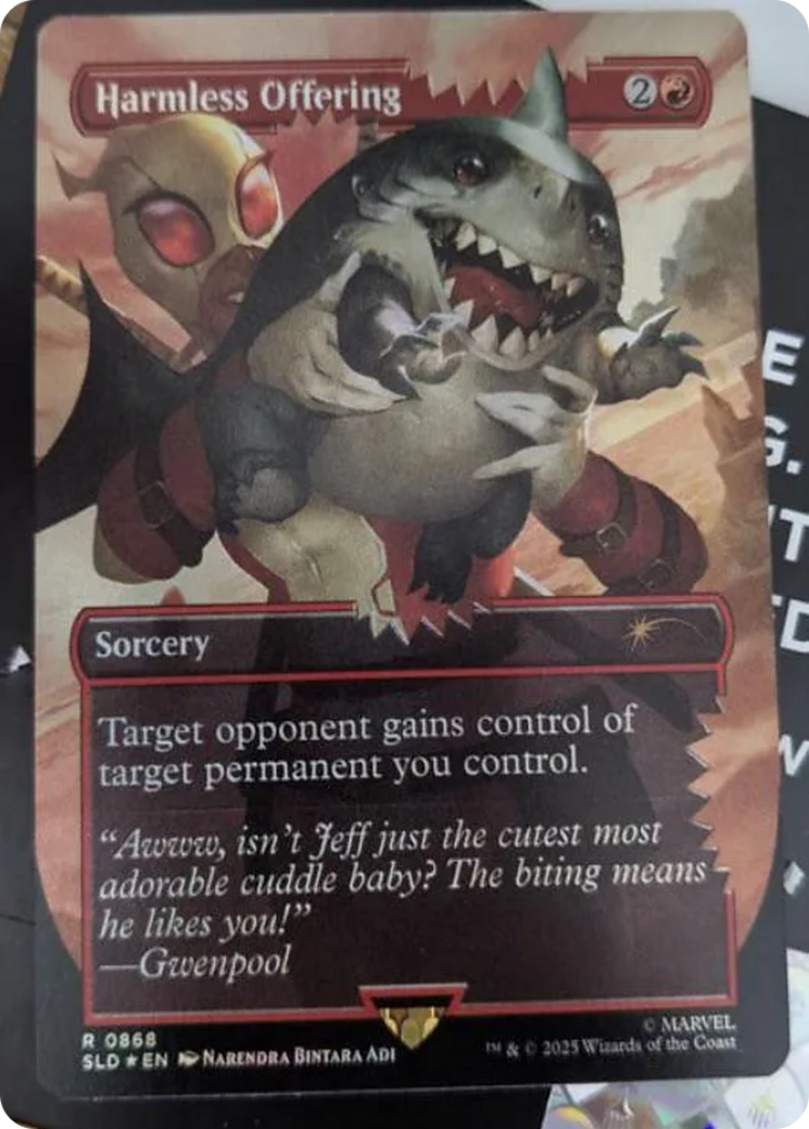 Harmless Offering (Rainbow Foil) [Secret Lair Drop Series] - Destination Retro