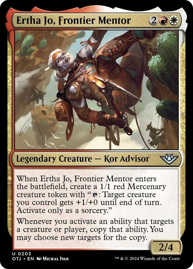 Ertha Jo, Frontier Mentor [Outlaws of Thunder Junction] - Destination Retro