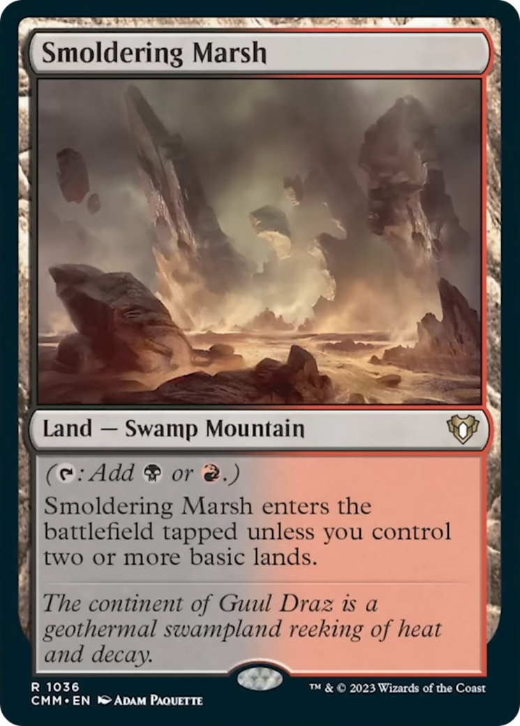 Smoldering Marsh [Commander Masters] - Destination Retro
