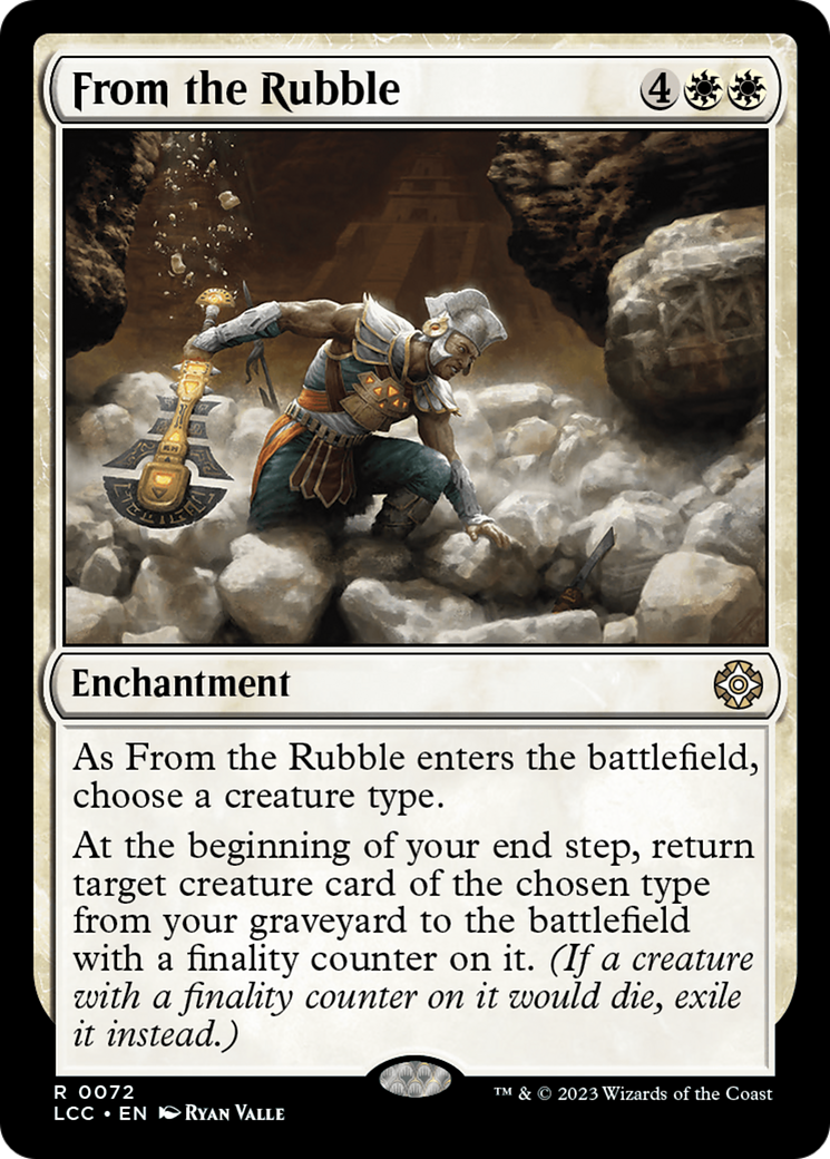 From the Rubble [The Lost Caverns of Ixalan Commander] - Destination Retro