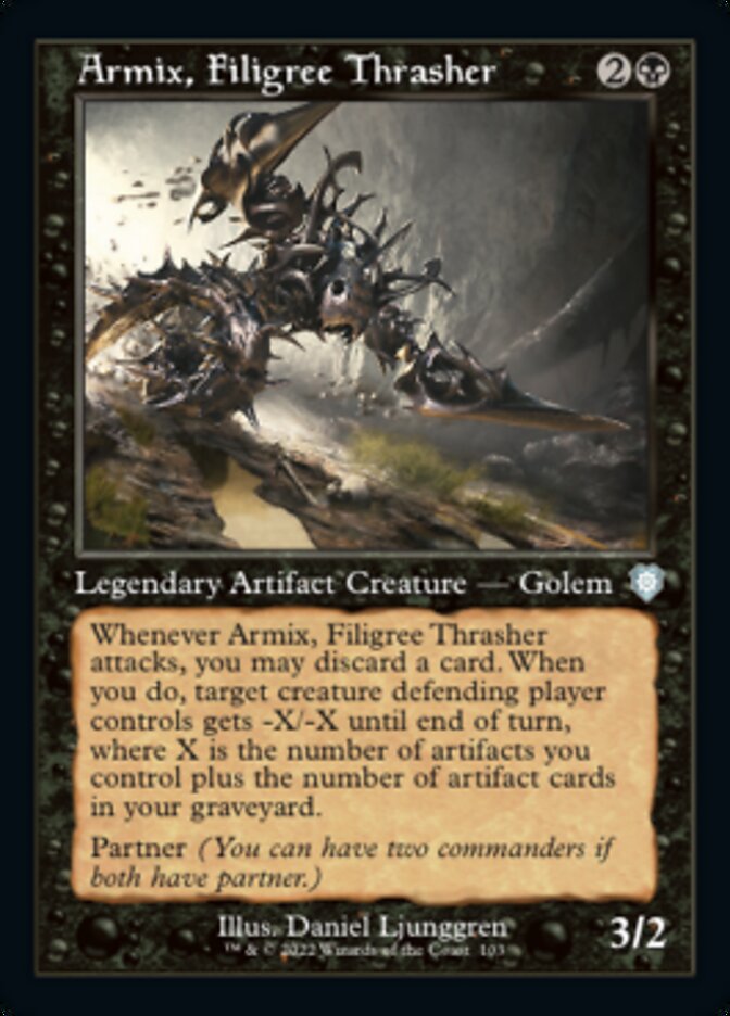 Armix, Filigree Thrasher (Retro) [The Brothers' War Commander] - Destination Retro