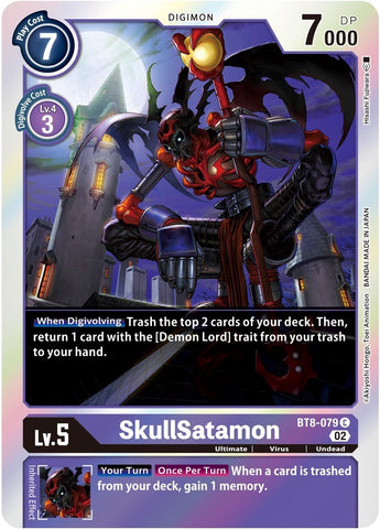 SkullSatamon [BT8-079] (Alternate Art) [Starter Deck: Beelzemon Advanced Deck Set] - Destination Retro