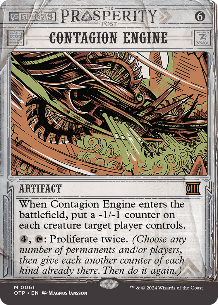 Contagion Engine [Outlaws of Thunder Junction: Breaking News] - Destination Retro
