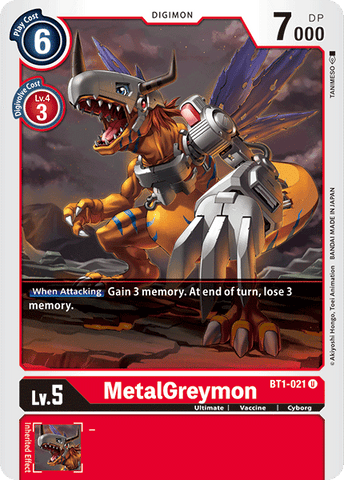 MetalGreymon [BT1-021] [Release Special Booster Ver.1.0] - Destination Retro