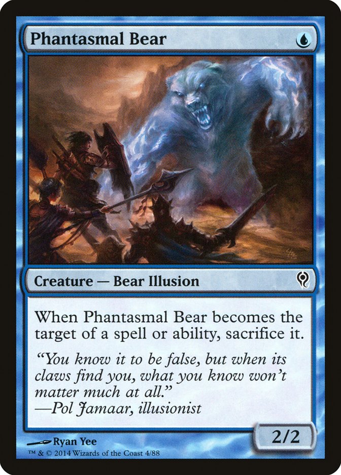 Phantasmal Bear [Duel Decks: Jace vs. Vraska] - Destination Retro