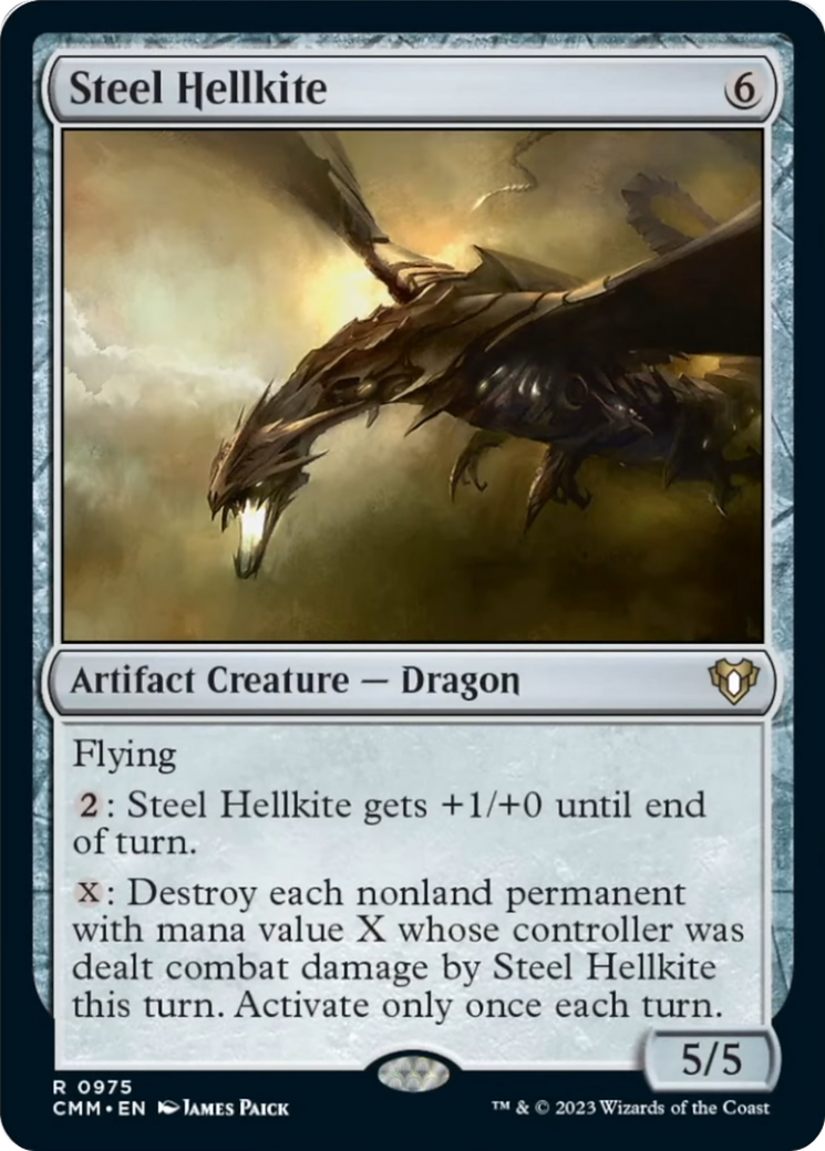 Steel Hellkite [Commander Masters] - Destination Retro