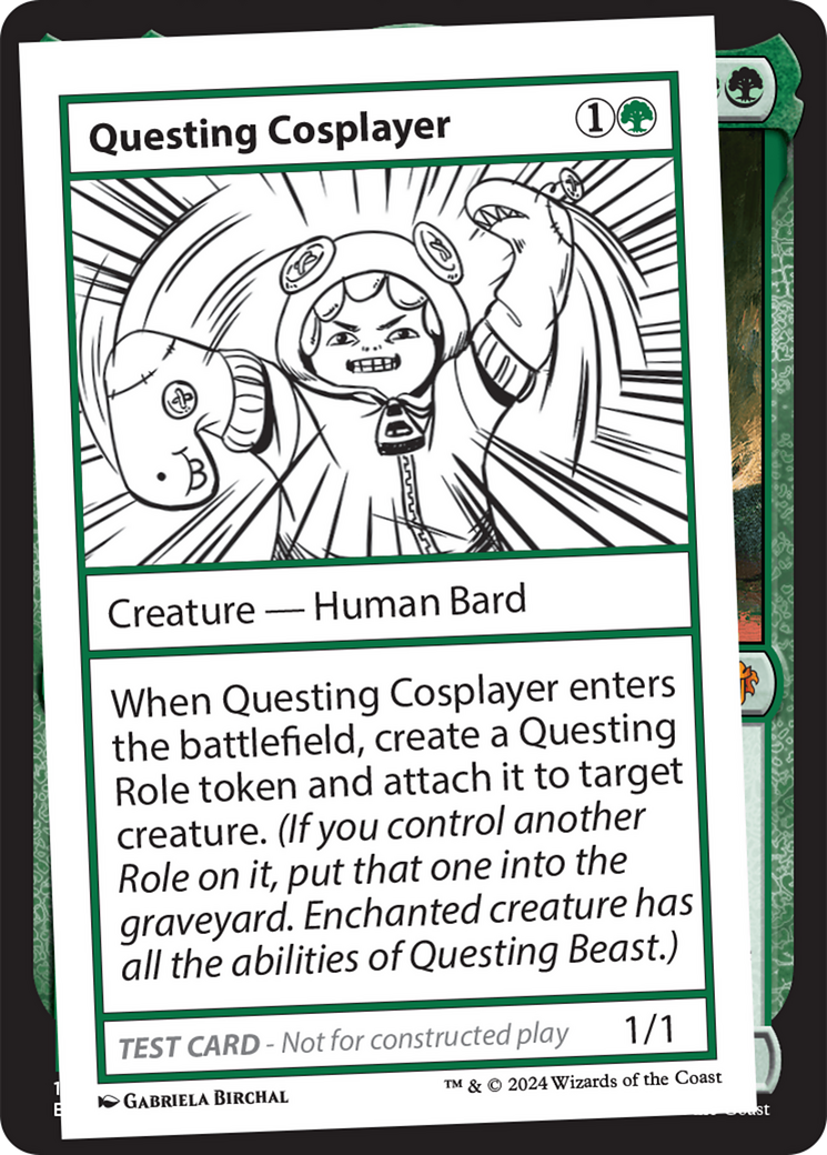 Questing Cosplayer [Mystery Booster 2 Playtest Cards] - Destination Retro