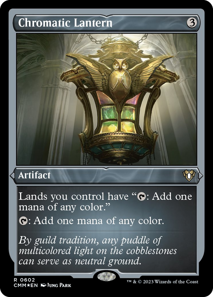 Chromatic Lantern (Foil Etched) [Commander Masters] - Destination Retro