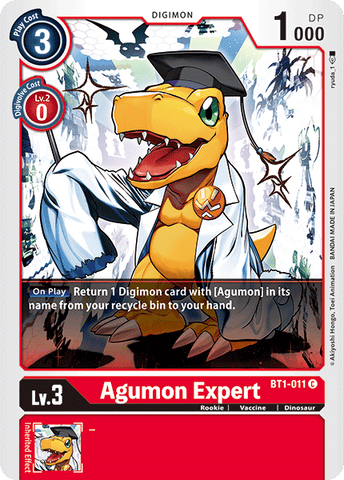 Agumon Expert [BT1-011] [Release Special Booster Ver.1.0] - Destination Retro