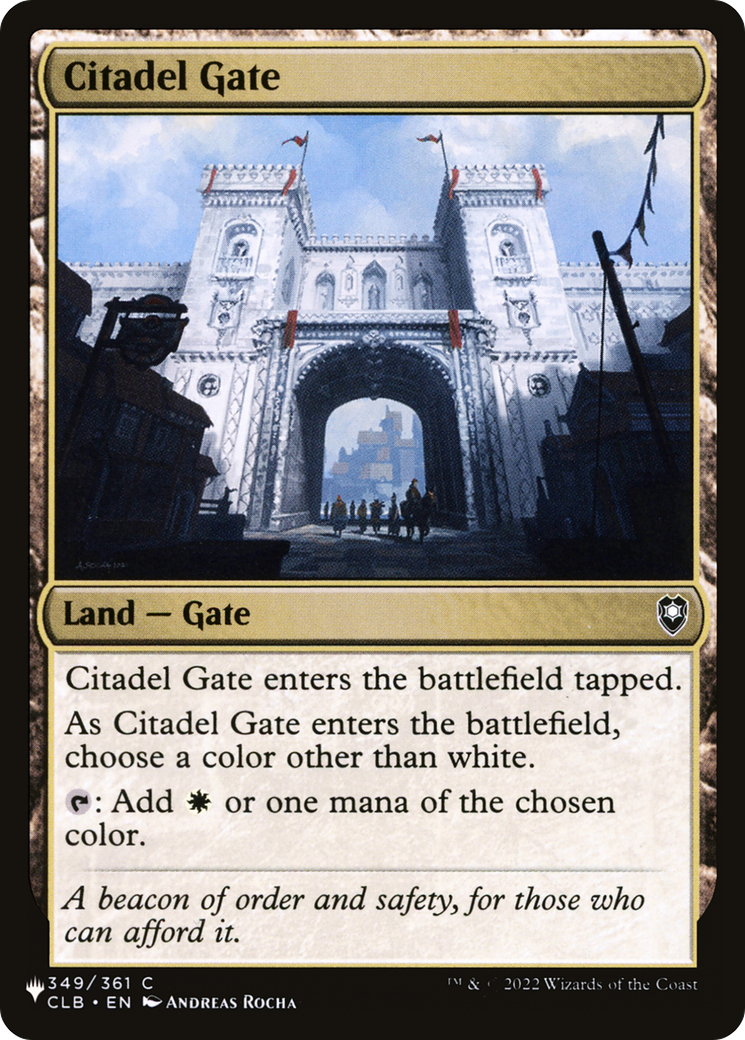 Citadel Gate [The List] - Destination Retro