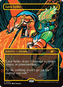 Lava Spike (2054) (Raised Foil) [Secret Lair Drop Series] - Destination Retro