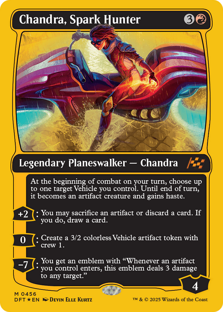 Chandra, Spark Hunter (First-Place Foil) [Aetherdrift] - Destination Retro
