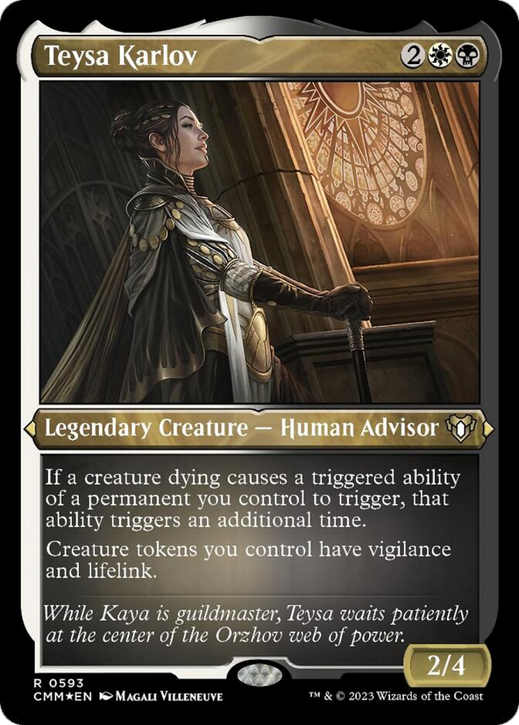 Teysa Karlov (Foil Etched) [Commander Masters] - Destination Retro