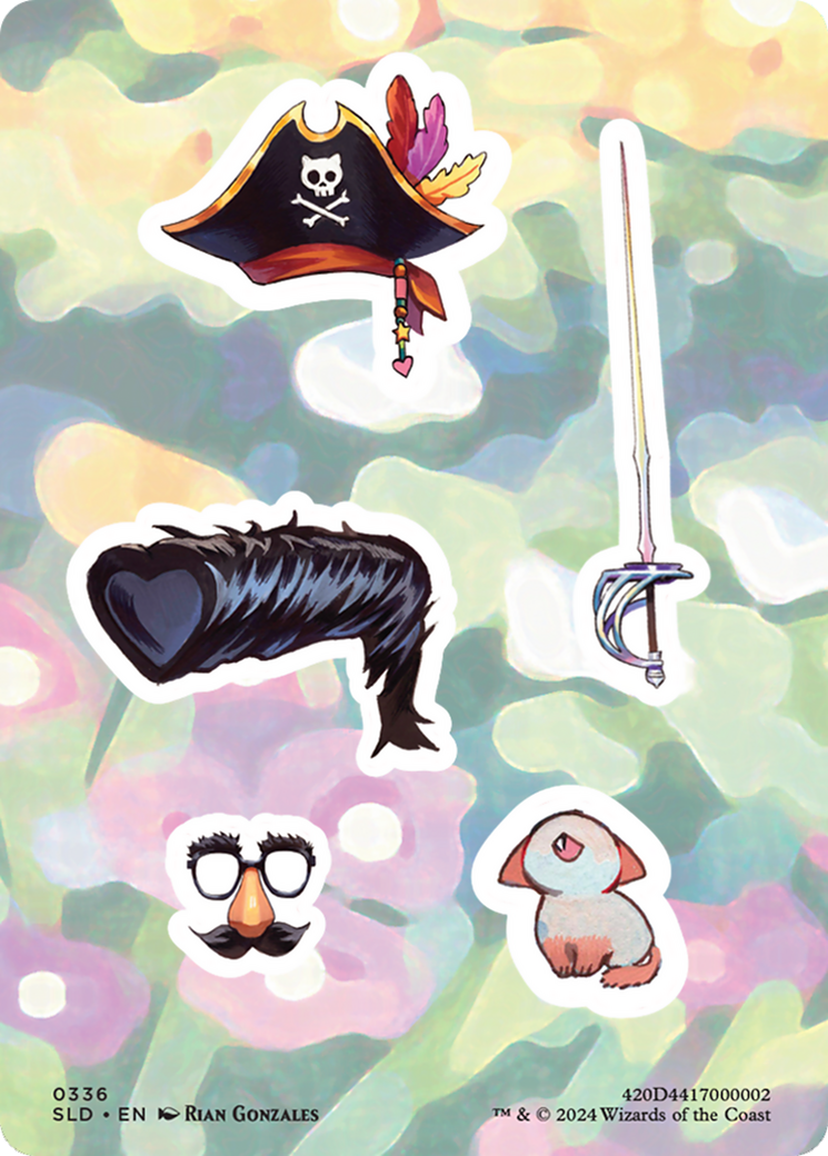 Sticker Sheet (0336) [Secret Lair Drop Series] - Destination Retro