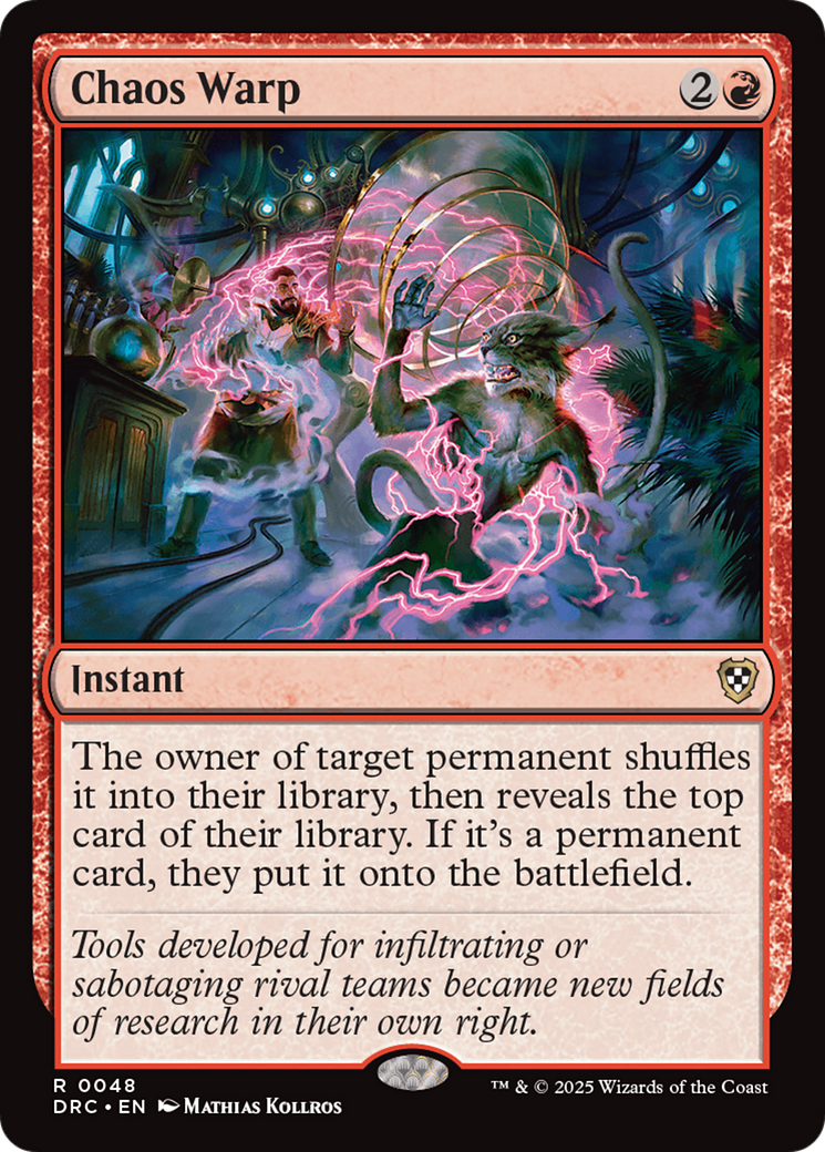 Chaos Warp [Aetherdrift Commander] - Destination Retro