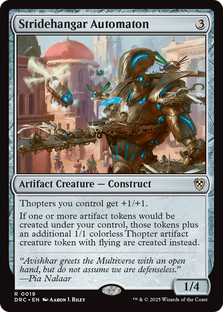 Stridehangar Automaton [Aetherdrift Commander] - Destination Retro