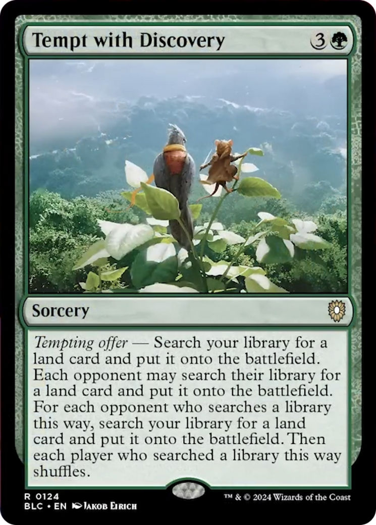 Tempt with Discovery [Bloomburrow Commander] - Destination Retro