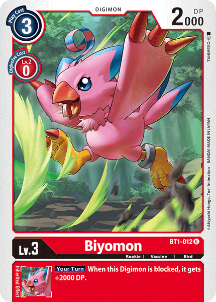 Biyomon [BT1-012] [Release Special Booster Ver.1.0] - Destination Retro