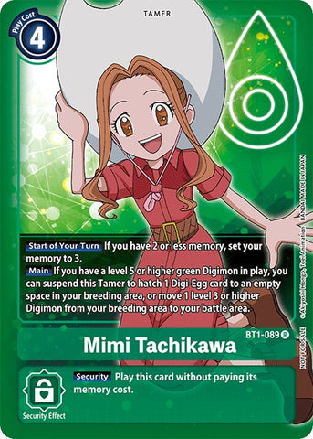 Mimi Tachikawa [BT1-089] (Official Tournament Pack Vol.3) [Release Special Booster Promos] - Destination Retro