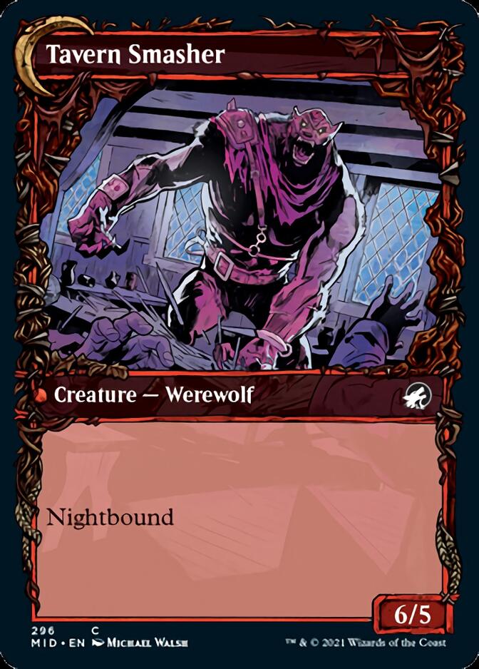 Tavern Ruffian // Tavern Smasher (Showcase Equinox) [Innistrad: Midnight Hunt] - Destination Retro