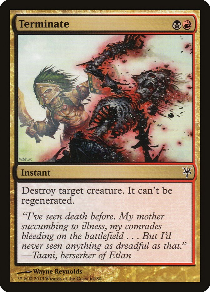 Terminate [Duel Decks: Sorin vs. Tibalt] - Destination Retro