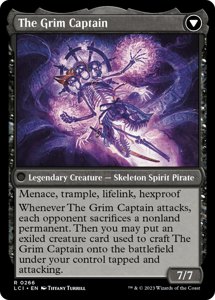 Throne of the Grim Captain // The Grim Captain [The Lost Caverns of Ixalan] - Destination Retro