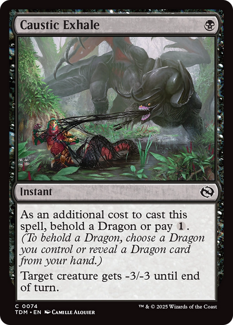 Caustic Exhale [Tarkir: Dragonstorm] - Destination Retro