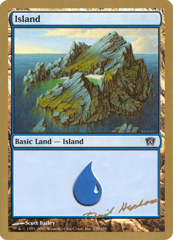 Island (dh338) (Dave Humpherys) [World Championship Decks 2003] - Destination Retro