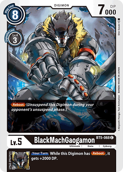 BlackMachGaogamon [BT5-068] [Battle of Omni] - Destination Retro