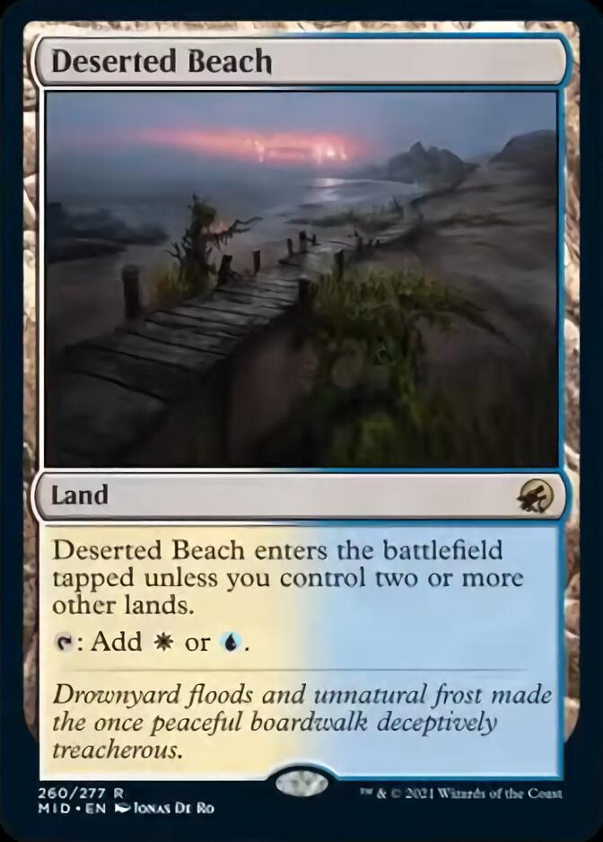 Deserted Beach [Innistrad: Midnight Hunt] - Destination Retro