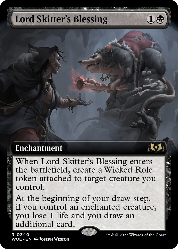 Lord Skitter's Blessing (Extended Art) [Wilds of Eldraine] - Destination Retro