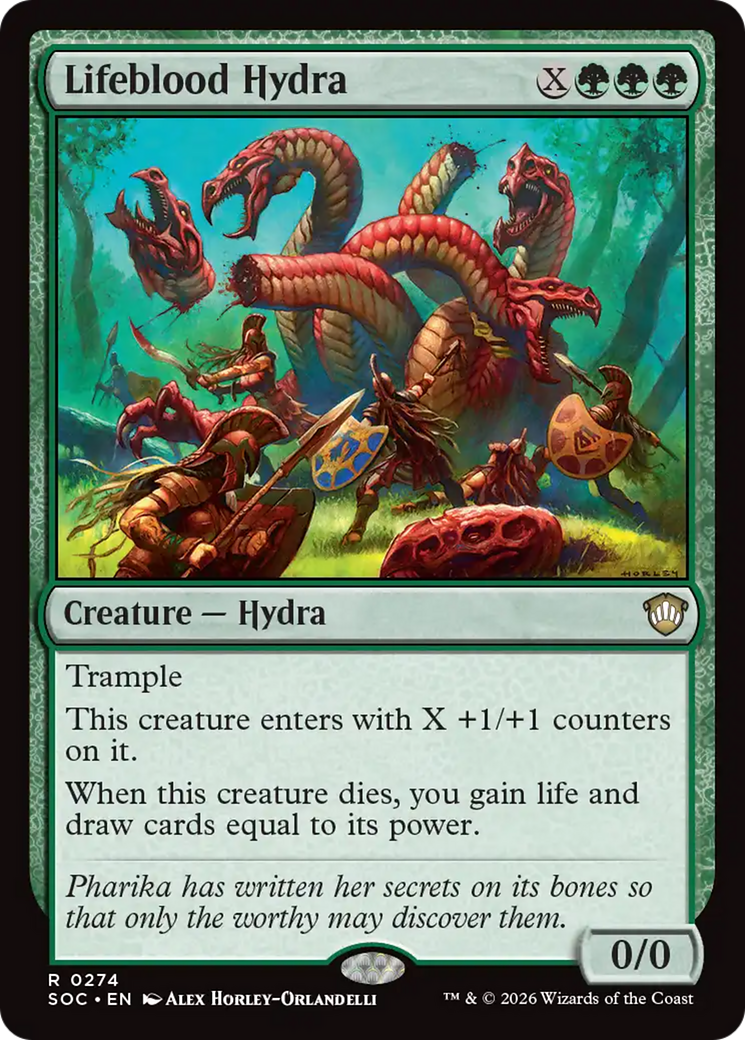 Lifeblood Hydra [Secrets of Strixhaven Commander] - Destination Retro