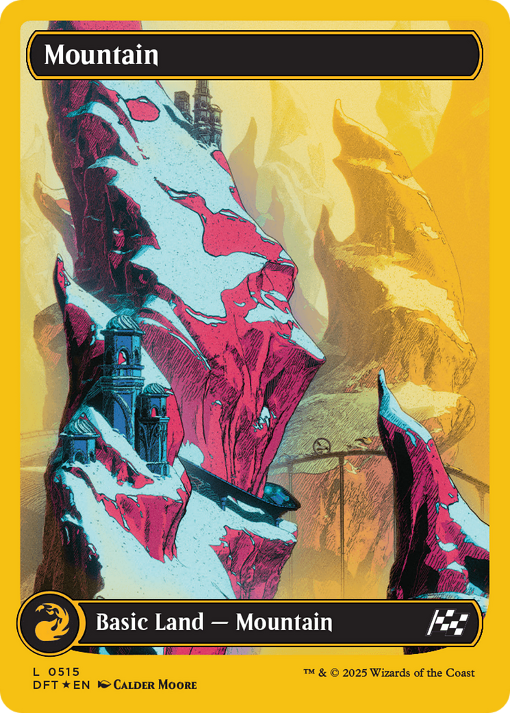 Mountain (0515) (First-Place Foil) [Aetherdrift] - Destination Retro