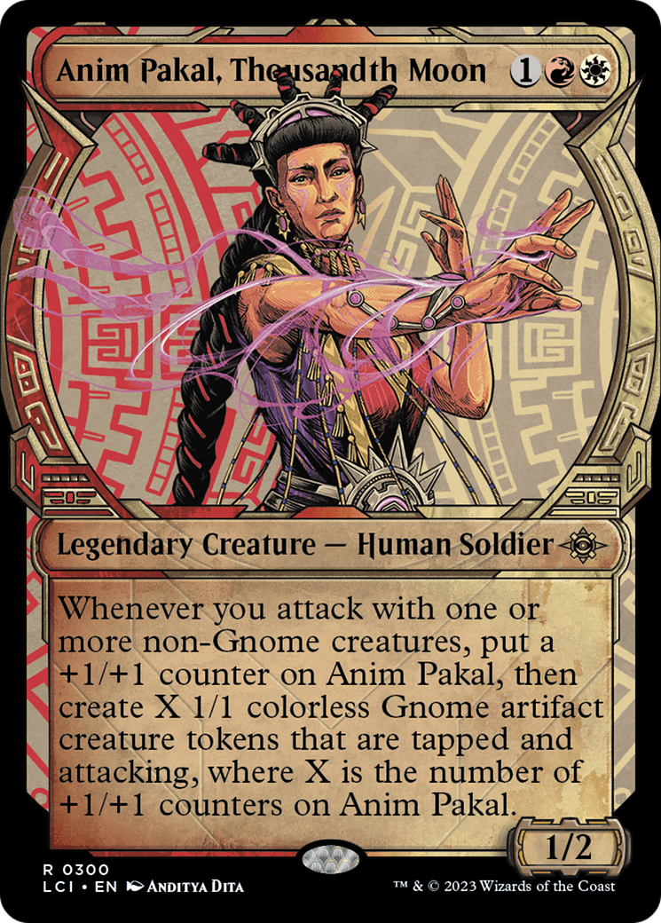 Anim Pakal, Thousandth Moon (Showcase) [The Lost Caverns of Ixalan] - Destination Retro