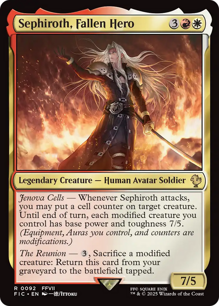 Sephiroth, Fallen Hero [FINAL FANTASY Commander] - Destination Retro