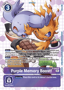 Purple Memory Boost! [P-040] (Box Promotion Pack - Next Adventure) [Promotional Cards] - Destination Retro