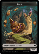 Snail // Thundertrap Trainer Double-Sided Token [Bloomburrow Tokens] - Destination Retro