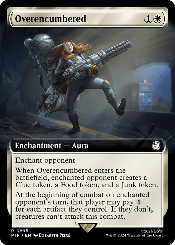 Overencumbered (Extended Art) (Surge Foil) [Fallout] - Destination Retro