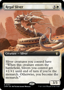 Regal Sliver (Extended Art) [Commander Masters] - Destination Retro
