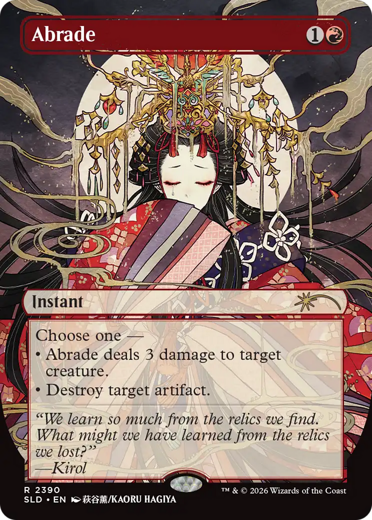 Abrade (2390) [Secret Lair Drop Series] - Destination Retro