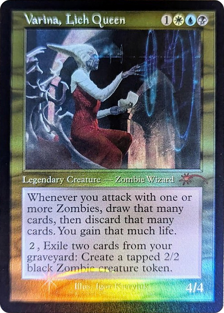 Varina, Lich Queen (Retro Frame) [Secret Lair Drop Series] - Destination Retro